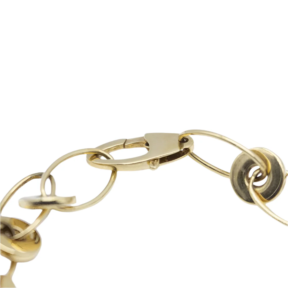 Necklace Creole in yellow gold - Image 3