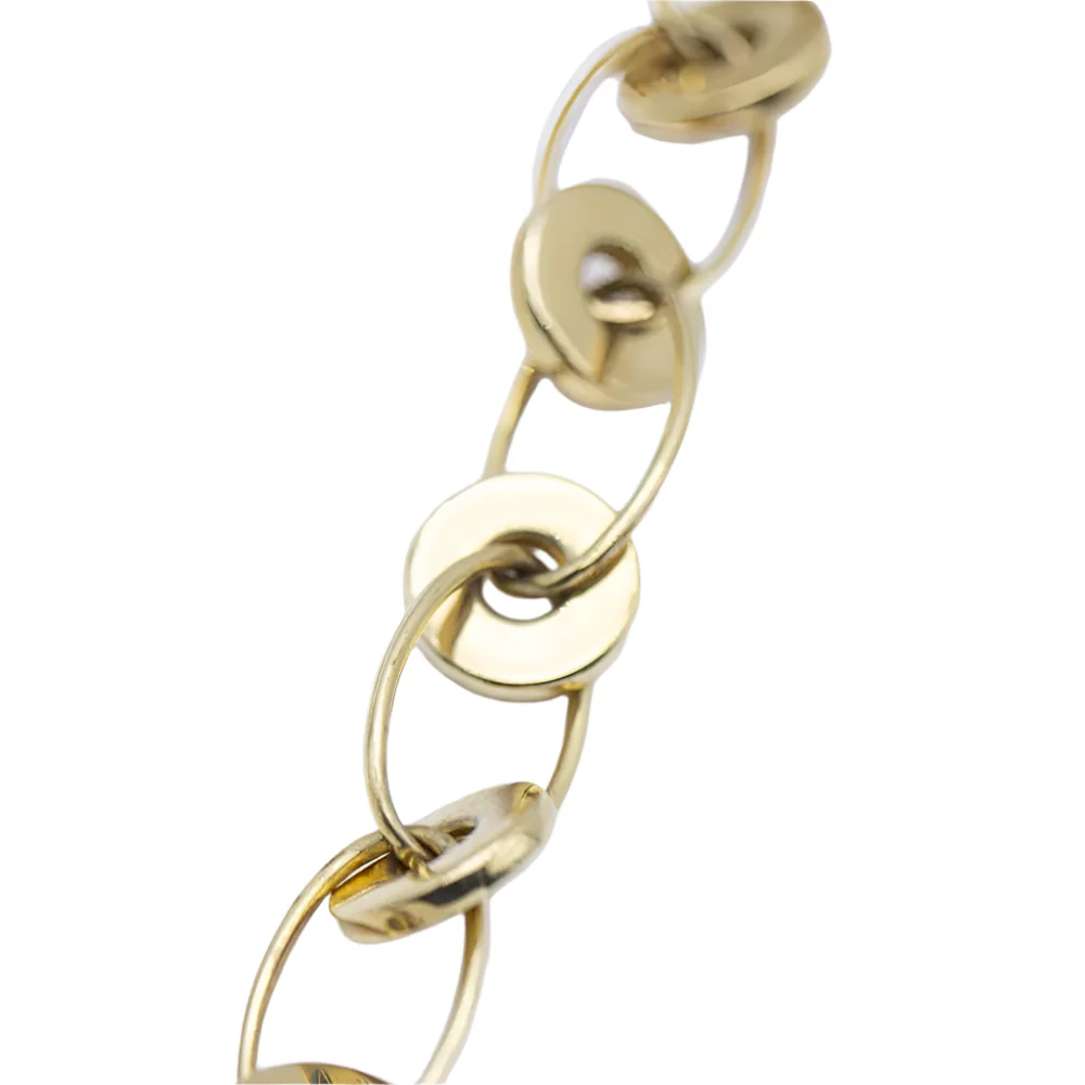 Necklace Creole in yellow gold - Image 4