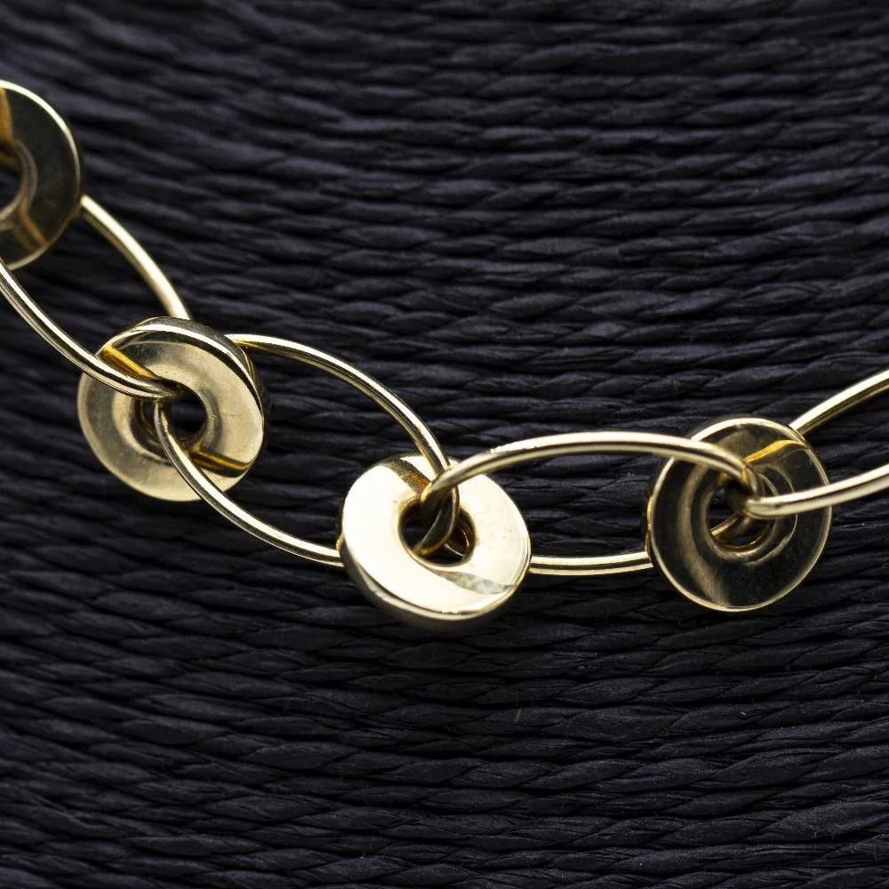 Necklace Creole in yellow gold - Image 6