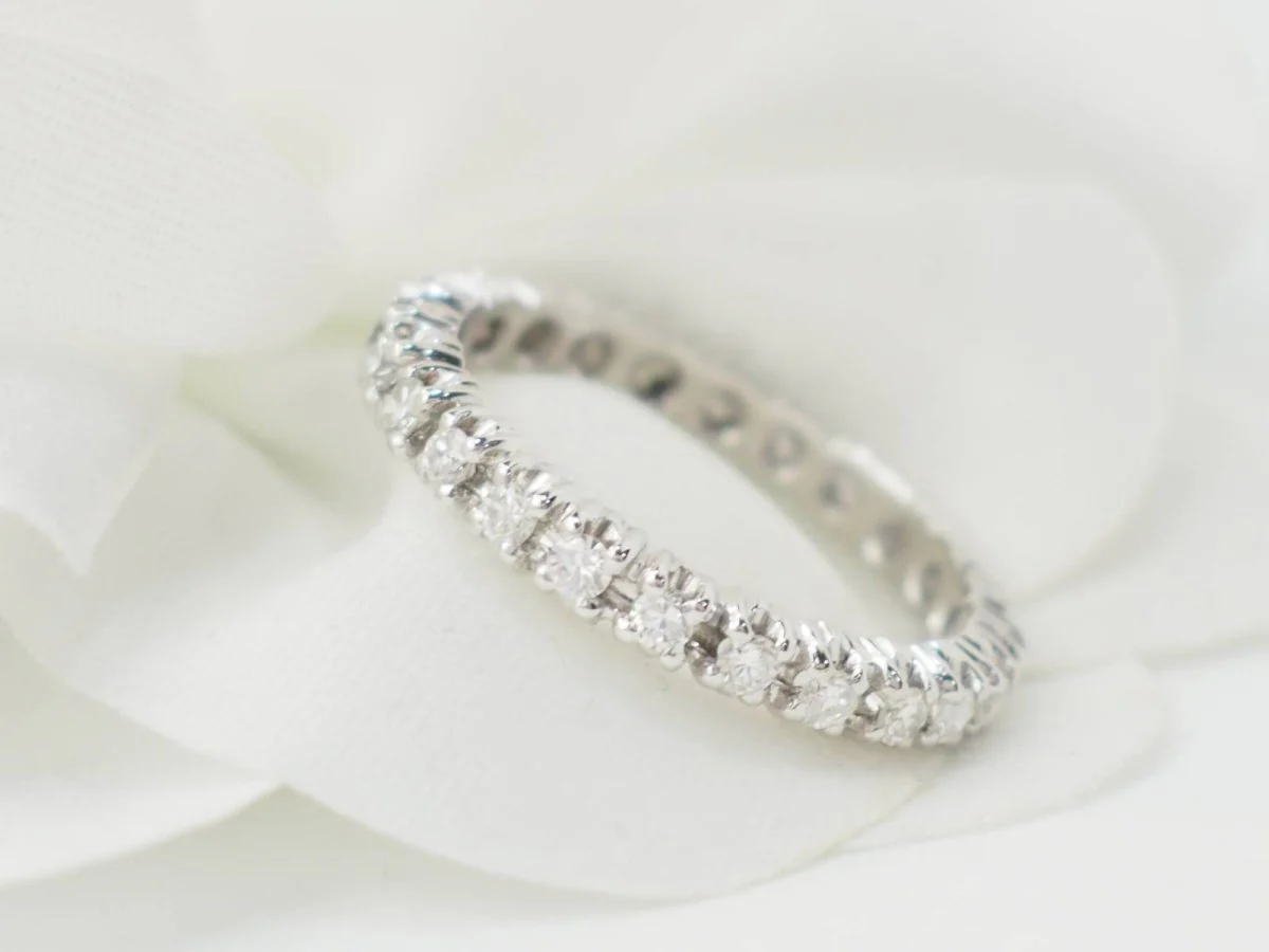 Ring Alliance in white gold and diamonds - Image 5