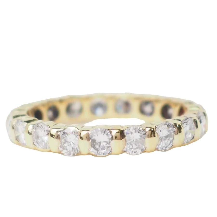 Ring Alliance in yellow gold and diamonds