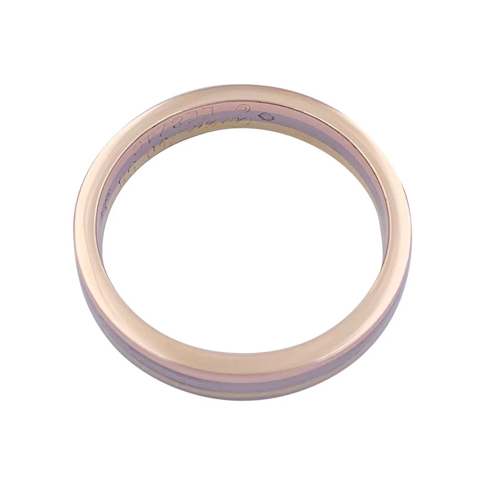 CARTIER “Vendôme Louis Cartier” wedding ring in three golds - Image 4
