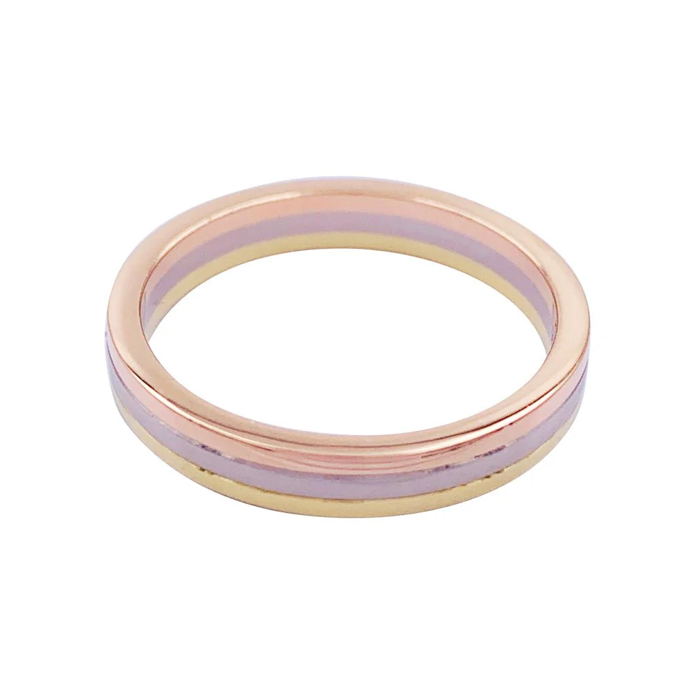 CARTIER “Vendôme Louis Cartier” wedding ring in three golds - Image 5