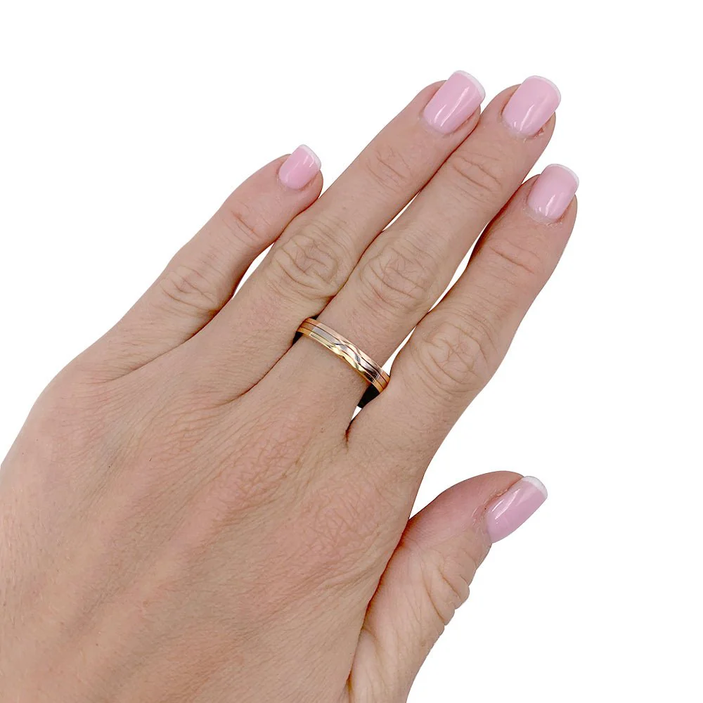 CARTIER “Vendôme Louis Cartier” wedding ring in three golds - Image 6