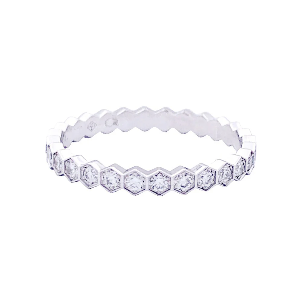 CHAUMET “Bee my Love” wedding ring in white gold and diamonds - Image 5
