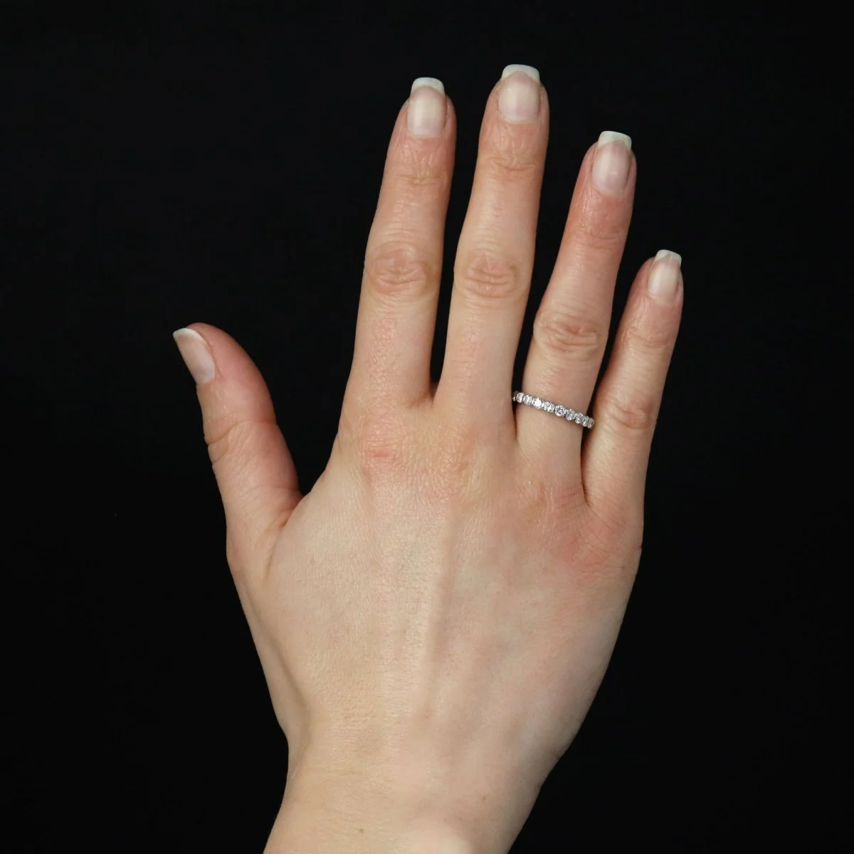 Ring Alliance in white gold and diamonds - Image 2