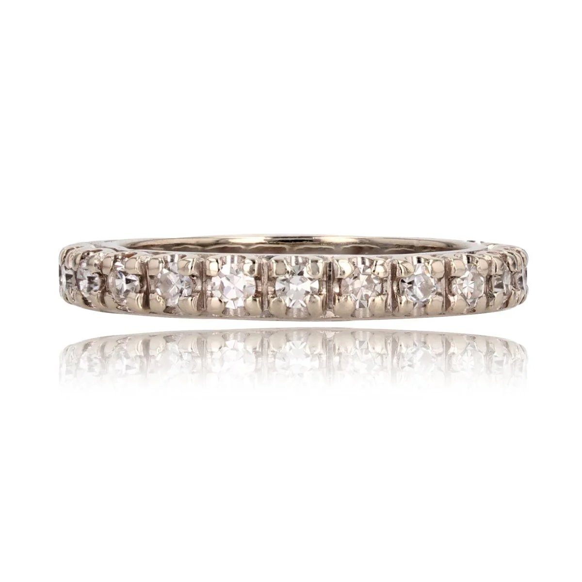 Ring Alliance in white gold and diamonds