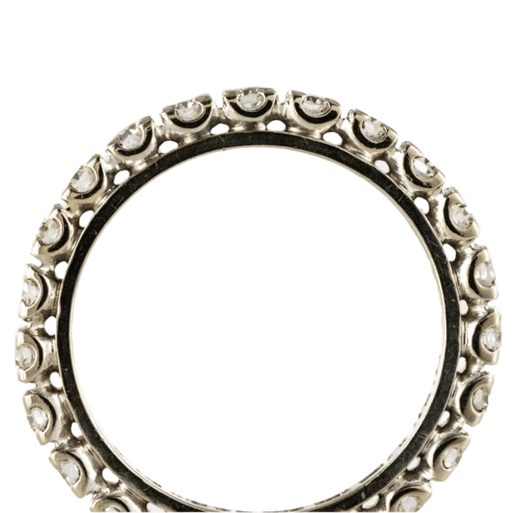 Ring Alliance in white gold and diamonds - Image 3
