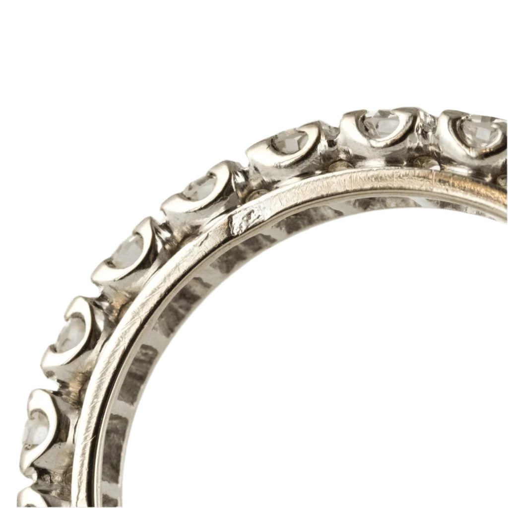 Ring Alliance in white gold and diamonds - Image 5