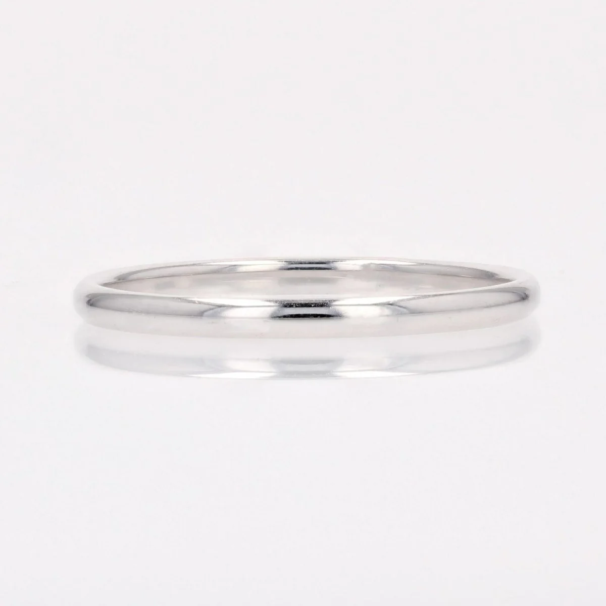 white gold women's wedding band - Image 6