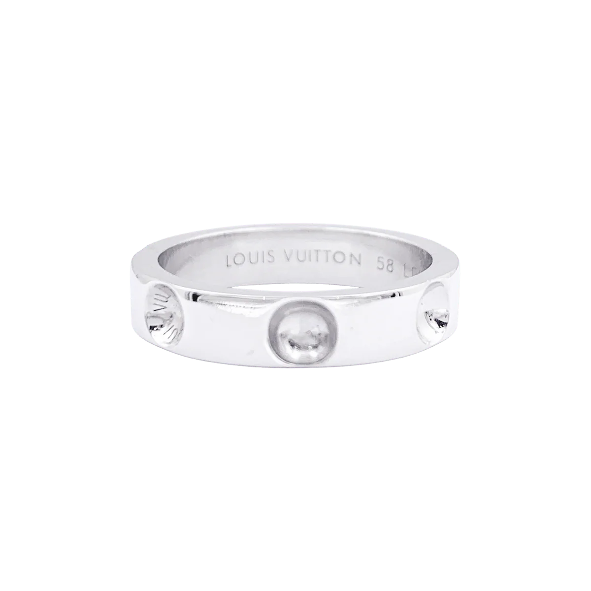 Ring Alliance LOUIS VUITTON "Empreinte "in white gold