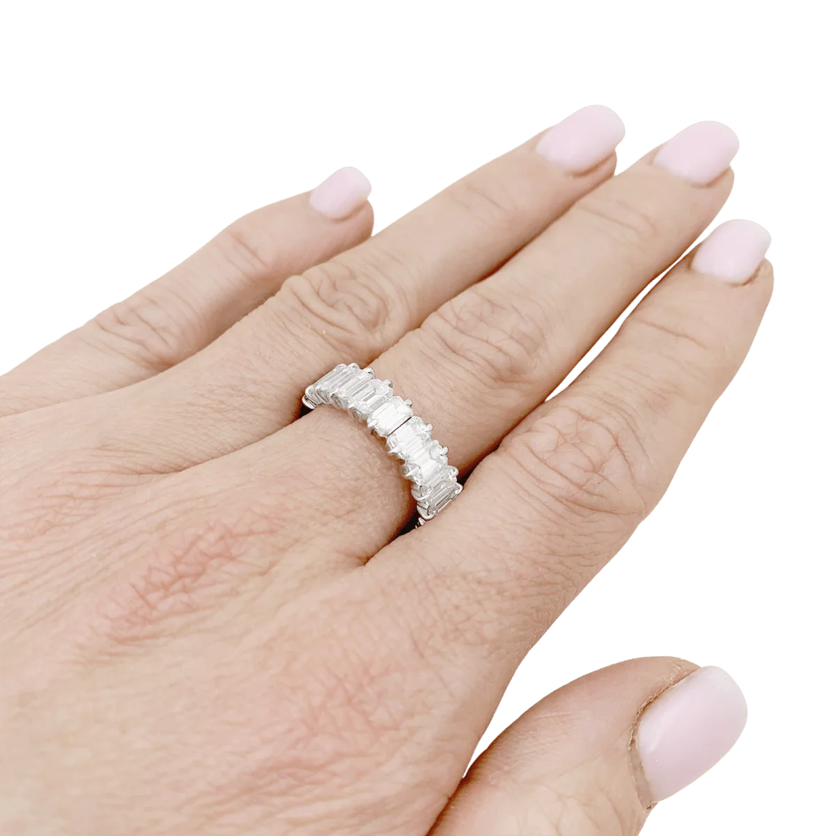 Ring Alliance in white gold and diamonds - Image 2