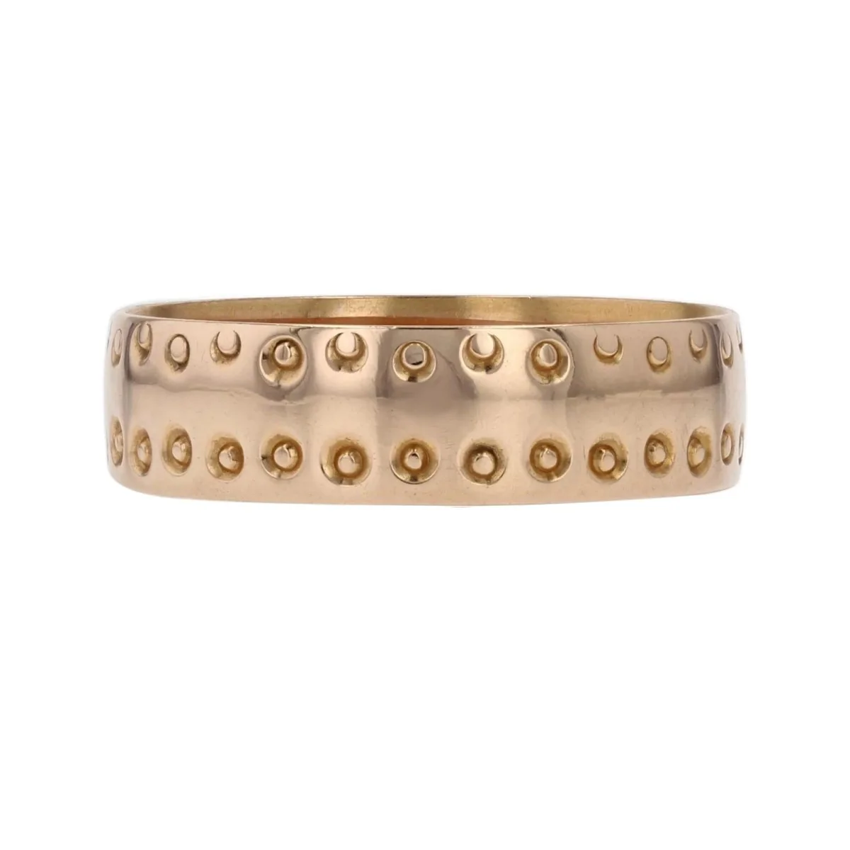 Yellow gold alliance ring