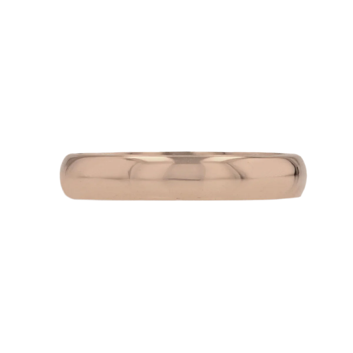 Rose gold wedding band