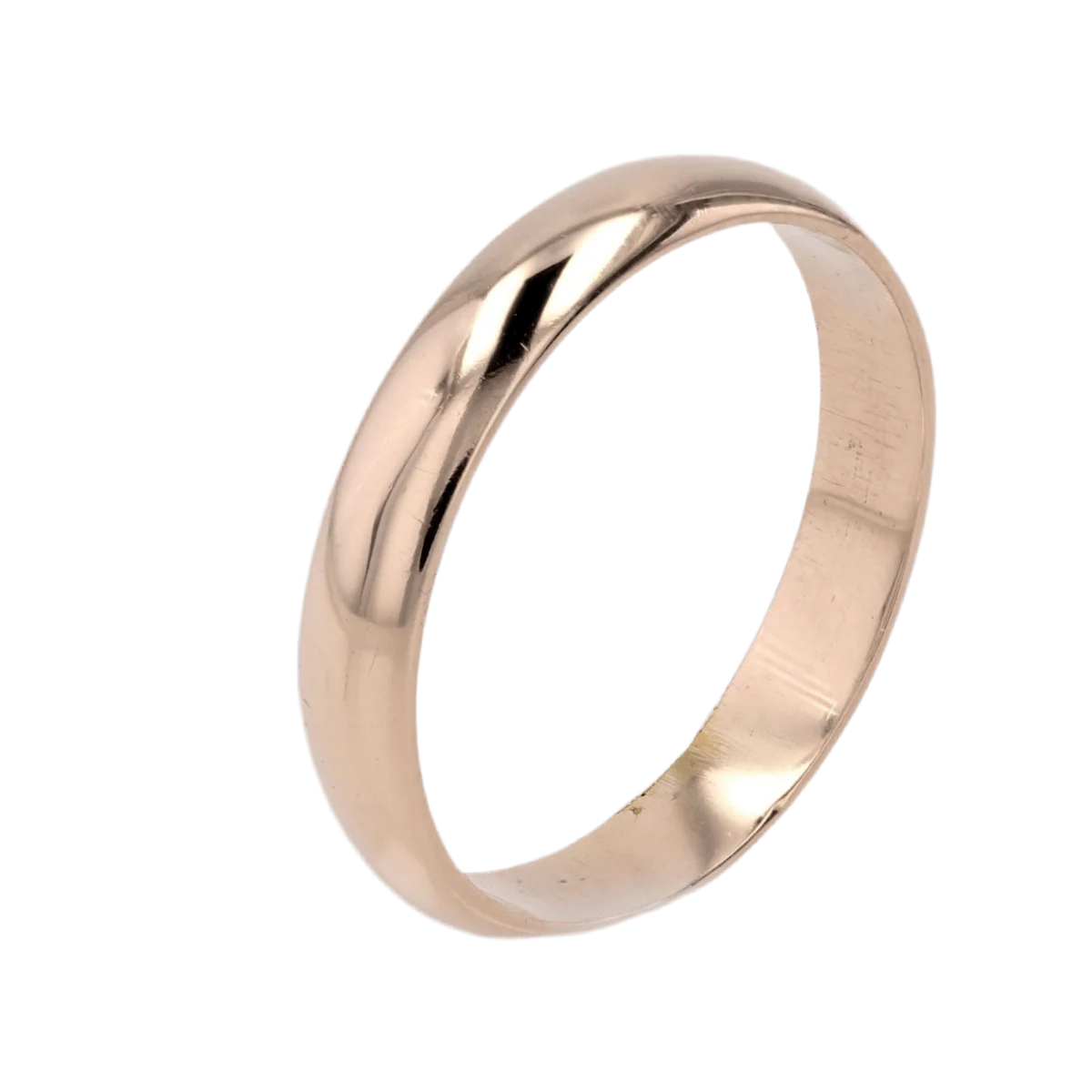 Rose gold wedding band - Image 3