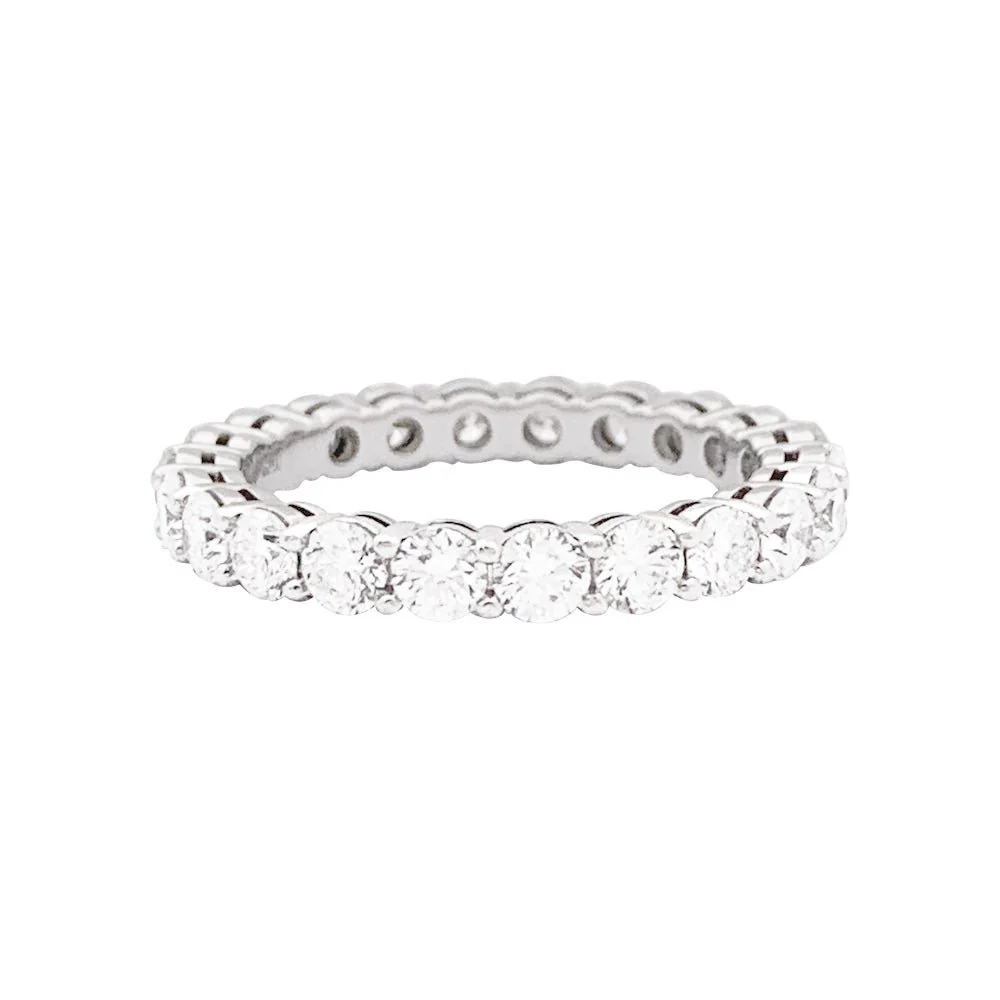 TIFFANY & CO. "Forever" Platinum and Diamond Alliance Ring - Image 4