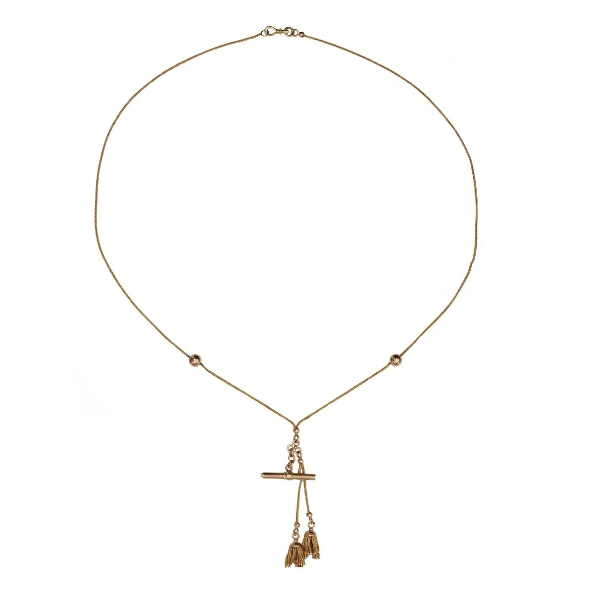 Necklace Chain in yellow gold and pearls