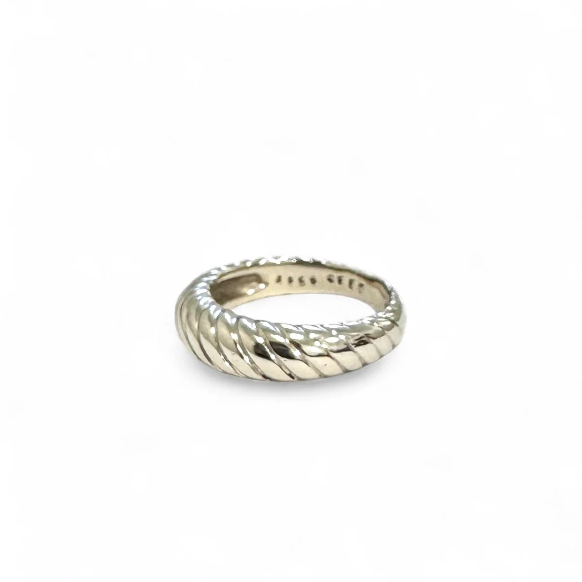 Bague BOUCHERON torsadé en or gris - Image 4