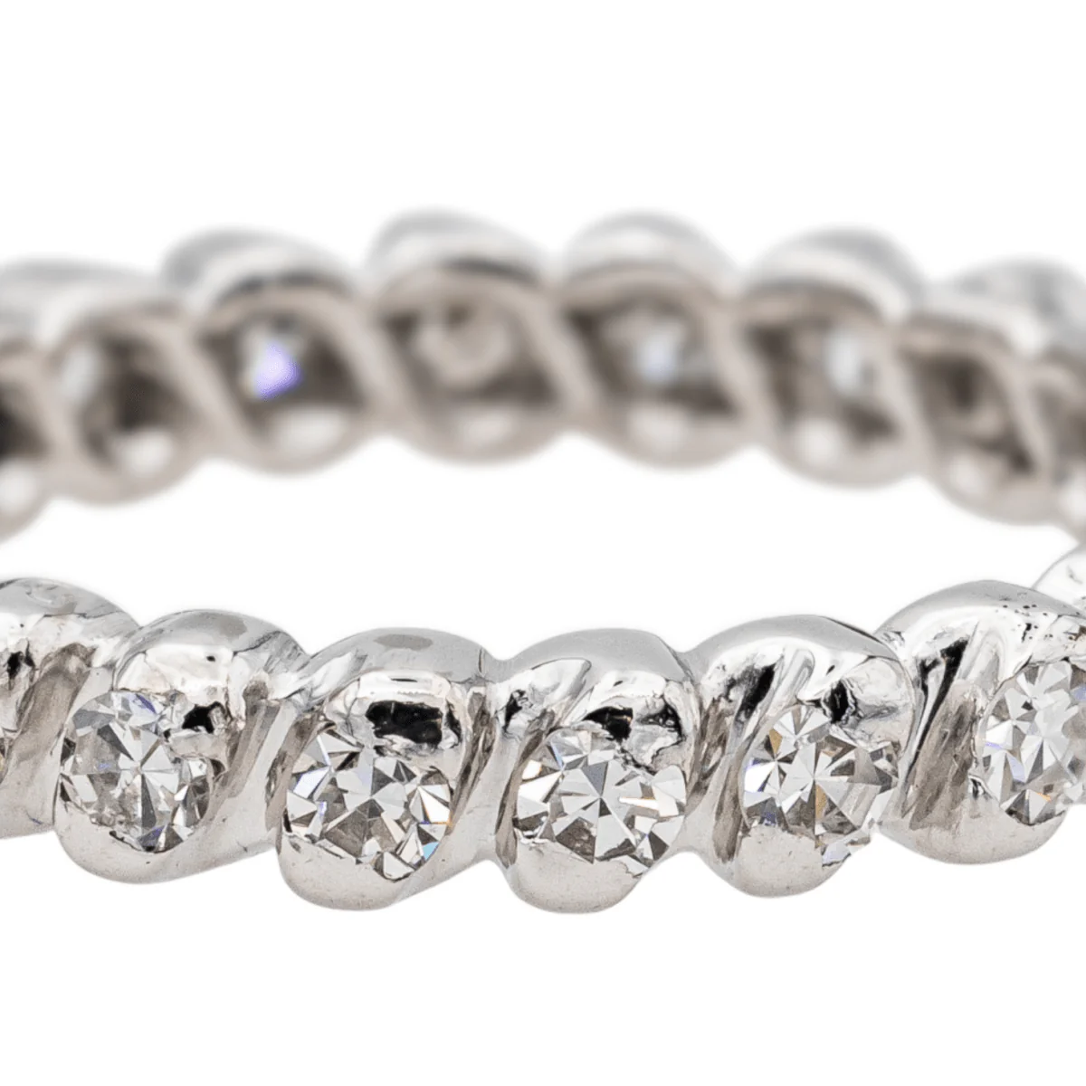 Ring Alliance in white gold and diamonds - Image 3