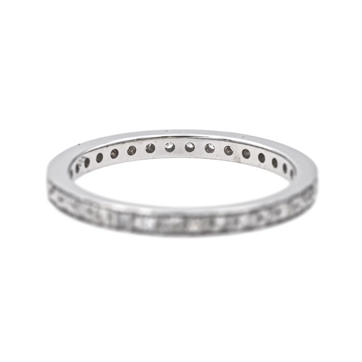 Alliance ring in white gold and diamonds - Image 4