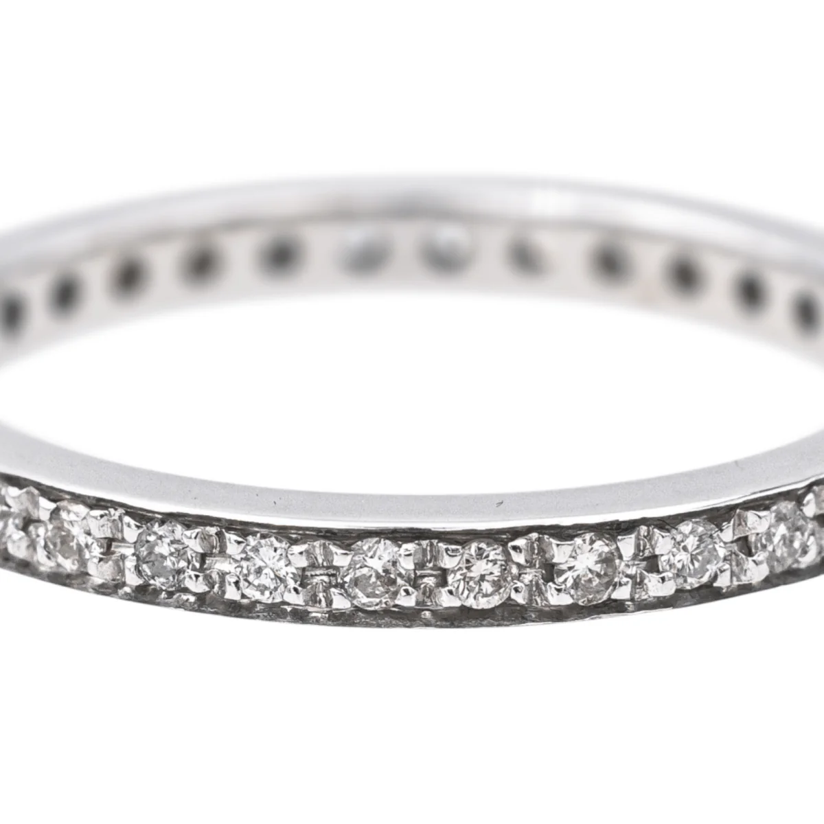 Alliance ring in white gold and diamonds - Image 5