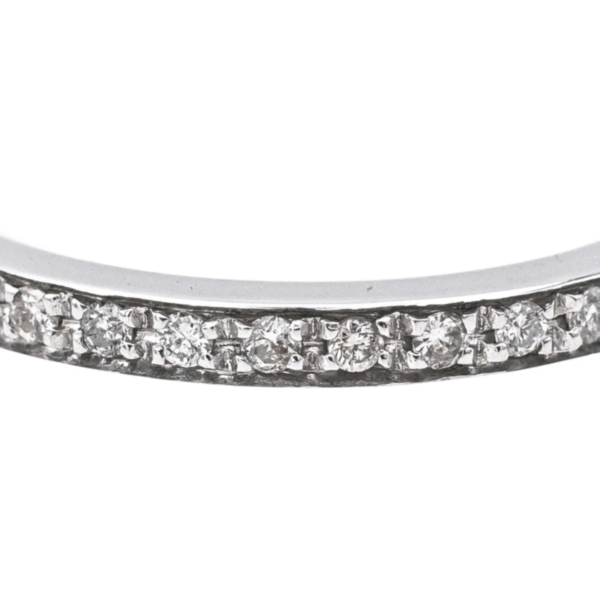 Alliance ring in white gold and diamonds - Image 6
