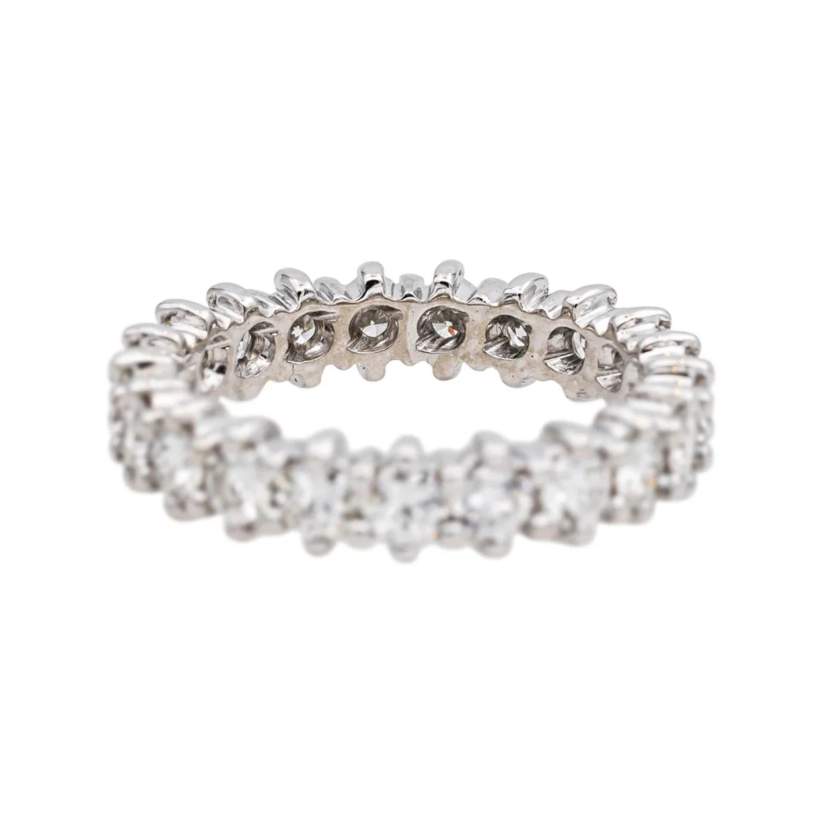 Alliance ring in white gold and diamonds - Image 3