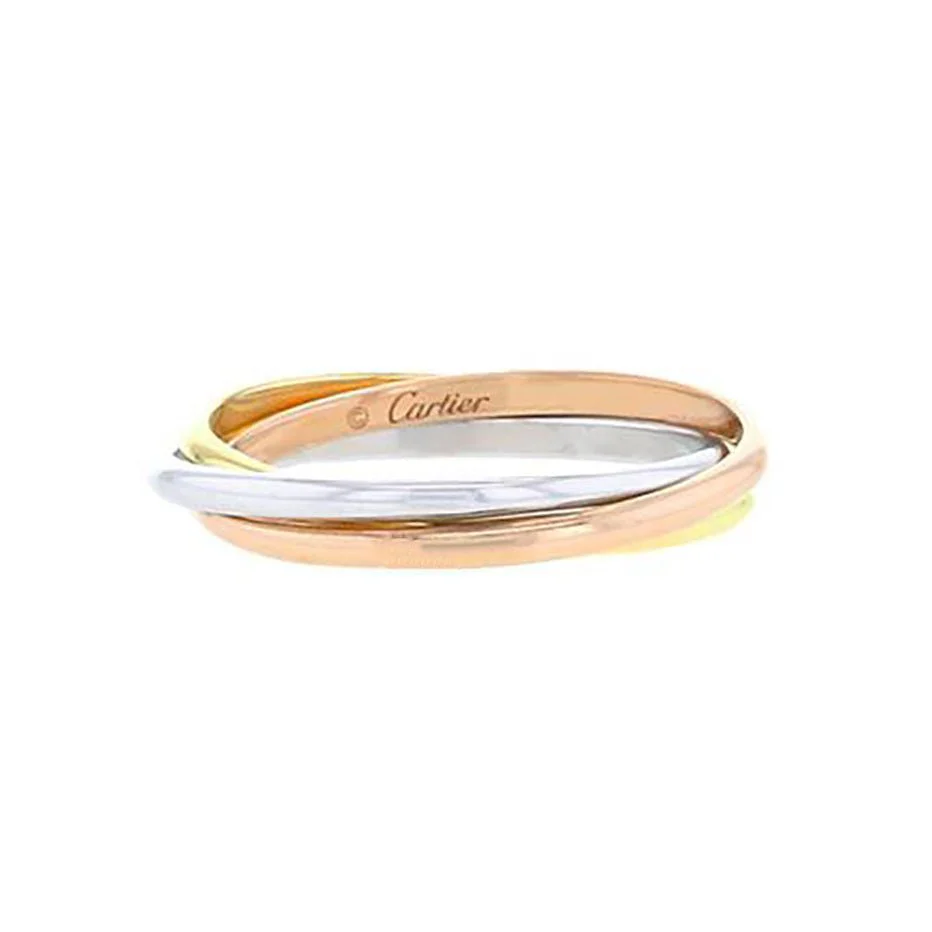 CARTIER Wedding band ring in Yellow gold, White gold and Rose gold - Image 3