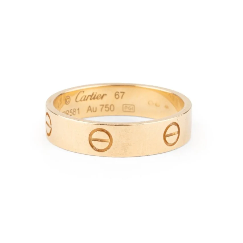 CARTIER “Love” wedding ring in yellow gold