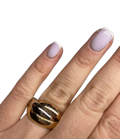 CARTIER "Trinity" GM Wedding Band in white gold, yellow gold, and rose gold - Image 2