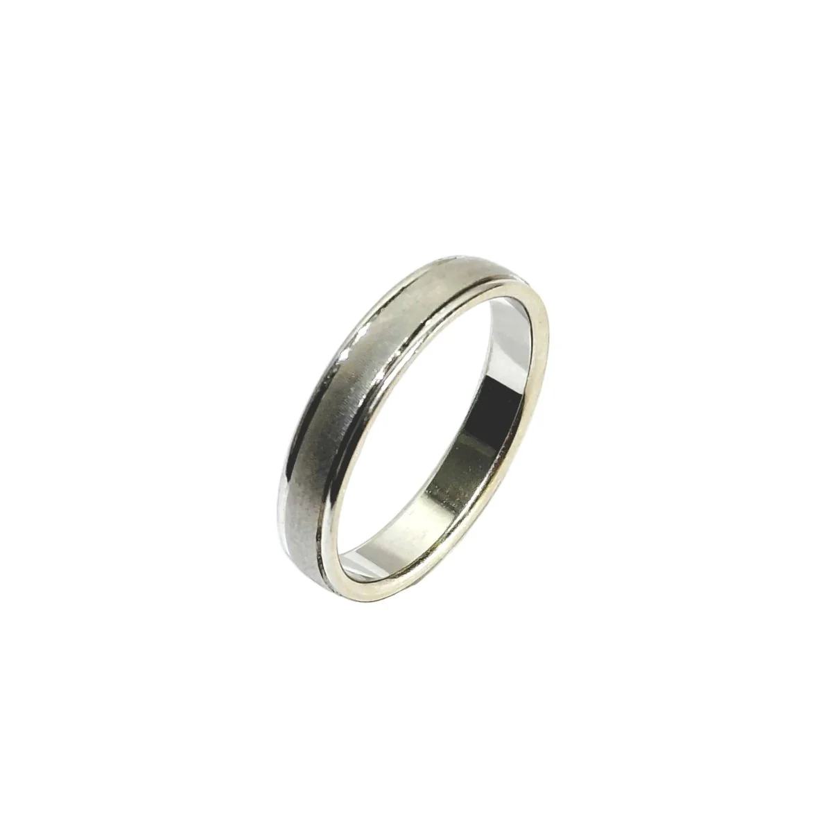 Alliance ring in white gold - Image 3