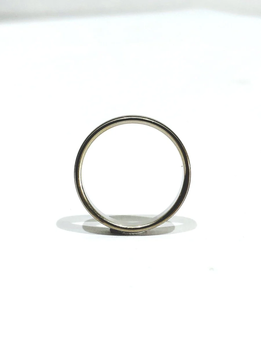 Alliance ring in white gold - Image 4