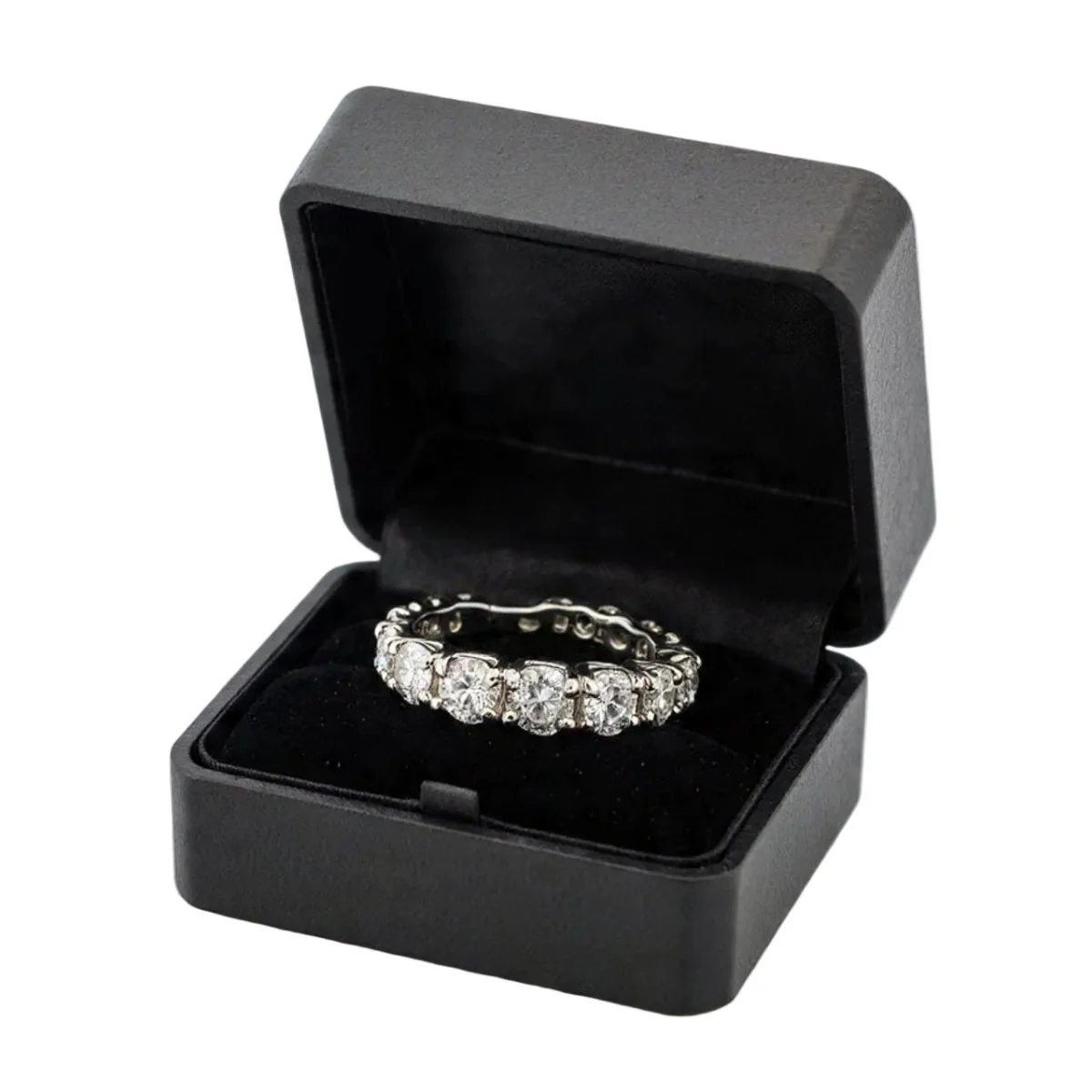 Ring Alliance in white gold and diamonds - Image 5