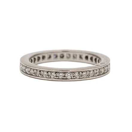 MAUBOUSSIN Wedding band ring in white gold and diamonds