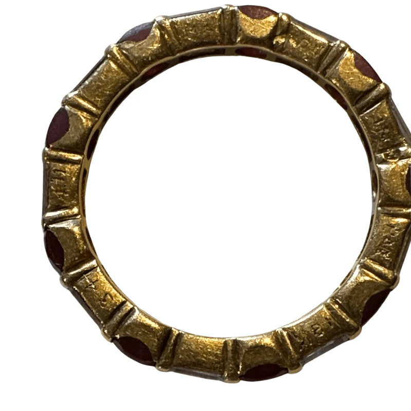 MAUBOUSSIN Wedding band ring in yellow gold, rubies and diamonds - Image 6