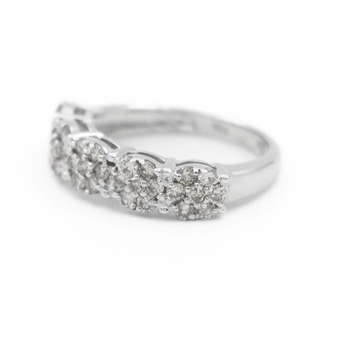 Wedding Ring White Gold Diamond - Image 3