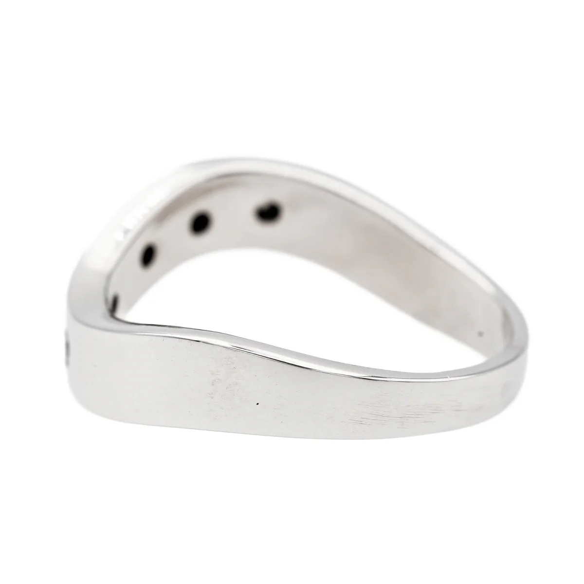 Alliance ring in white gold and diamond - Image 4
