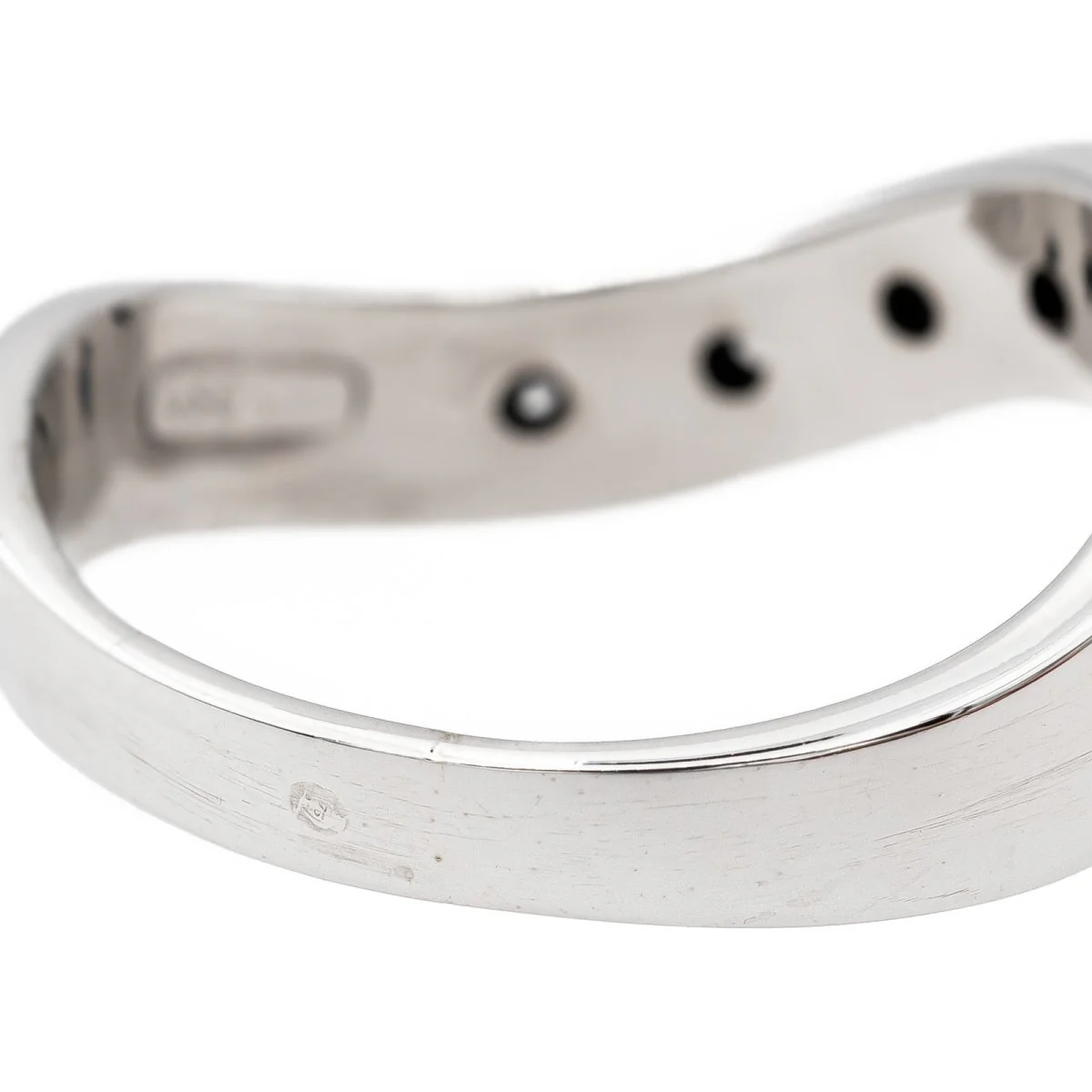 Alliance ring in white gold and diamond - Image 6