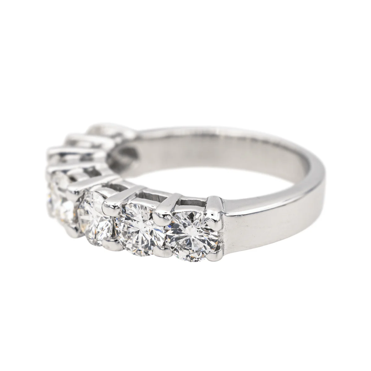 Ring Alliance in white gold and diamonds - Image 4