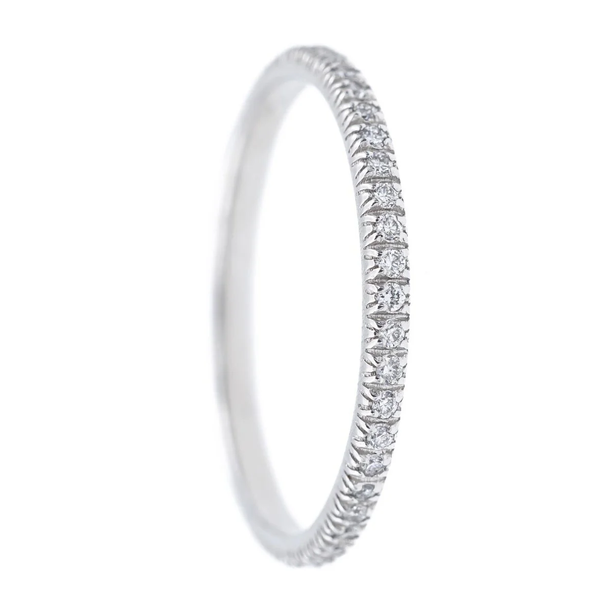 Wedding Ring White Gold Diamond - Image 7
