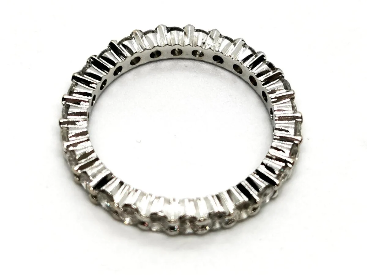 Wedding Ring White Gold Diamond - Image 4