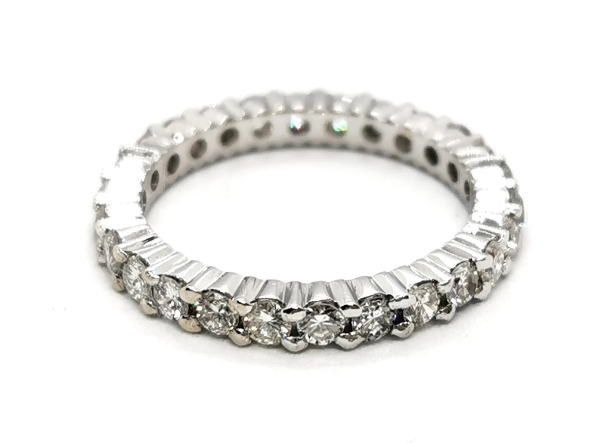 Wedding Ring White Gold Diamond - Image 7