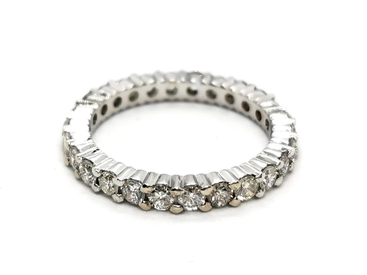 Wedding Ring White Gold Diamond - Image 8