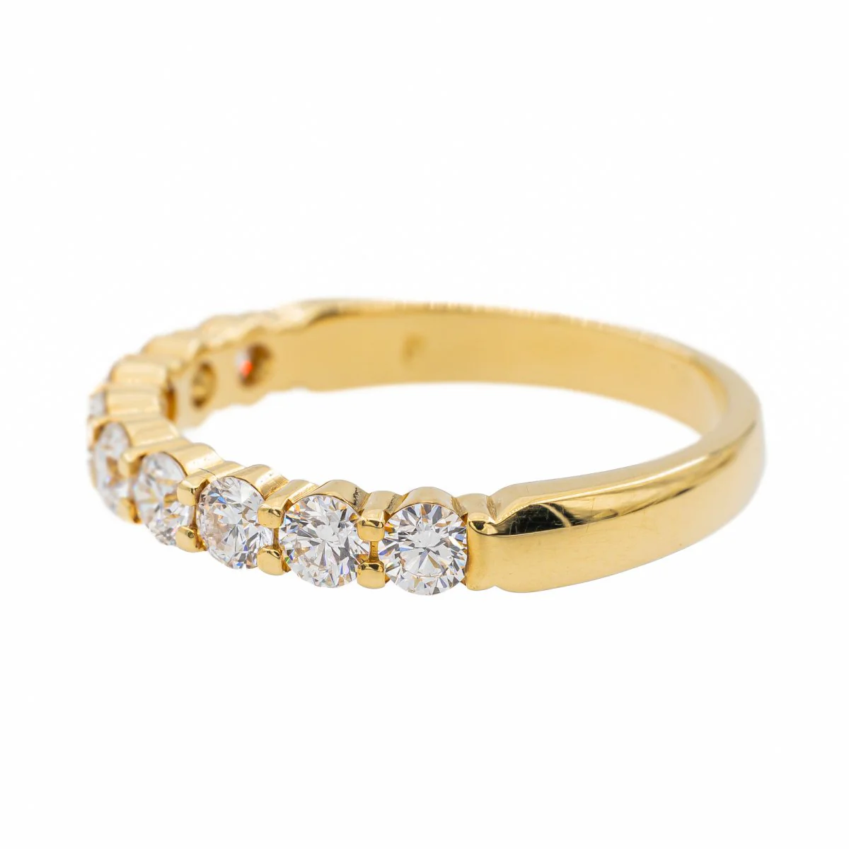 Alliance ring in yellow gold and diamonds - Image 4