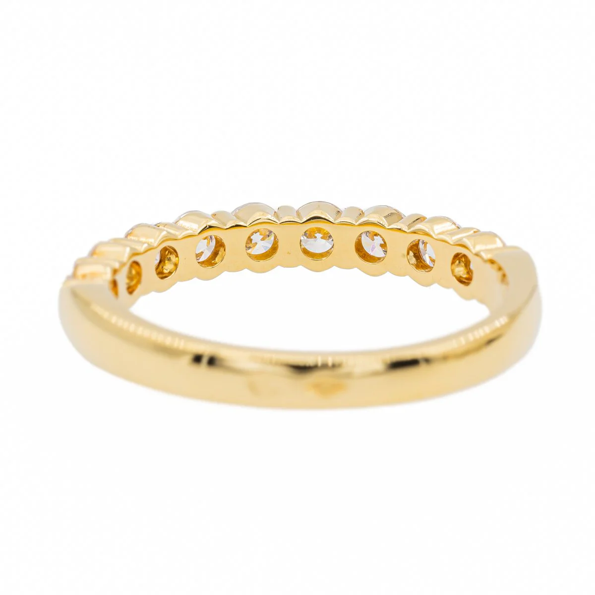 Alliance ring in yellow gold and diamonds - Image 5