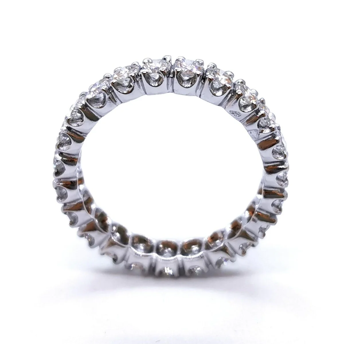 Platinum Diamond Wedding Ring - Image 2