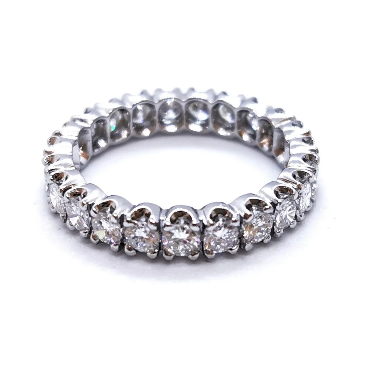 Platinum Diamond Wedding Ring - Image 4