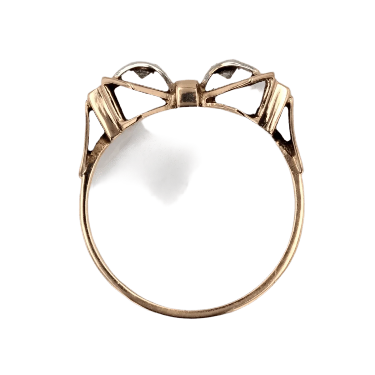 Ring Tank in rose gold and diamonds - Image 6