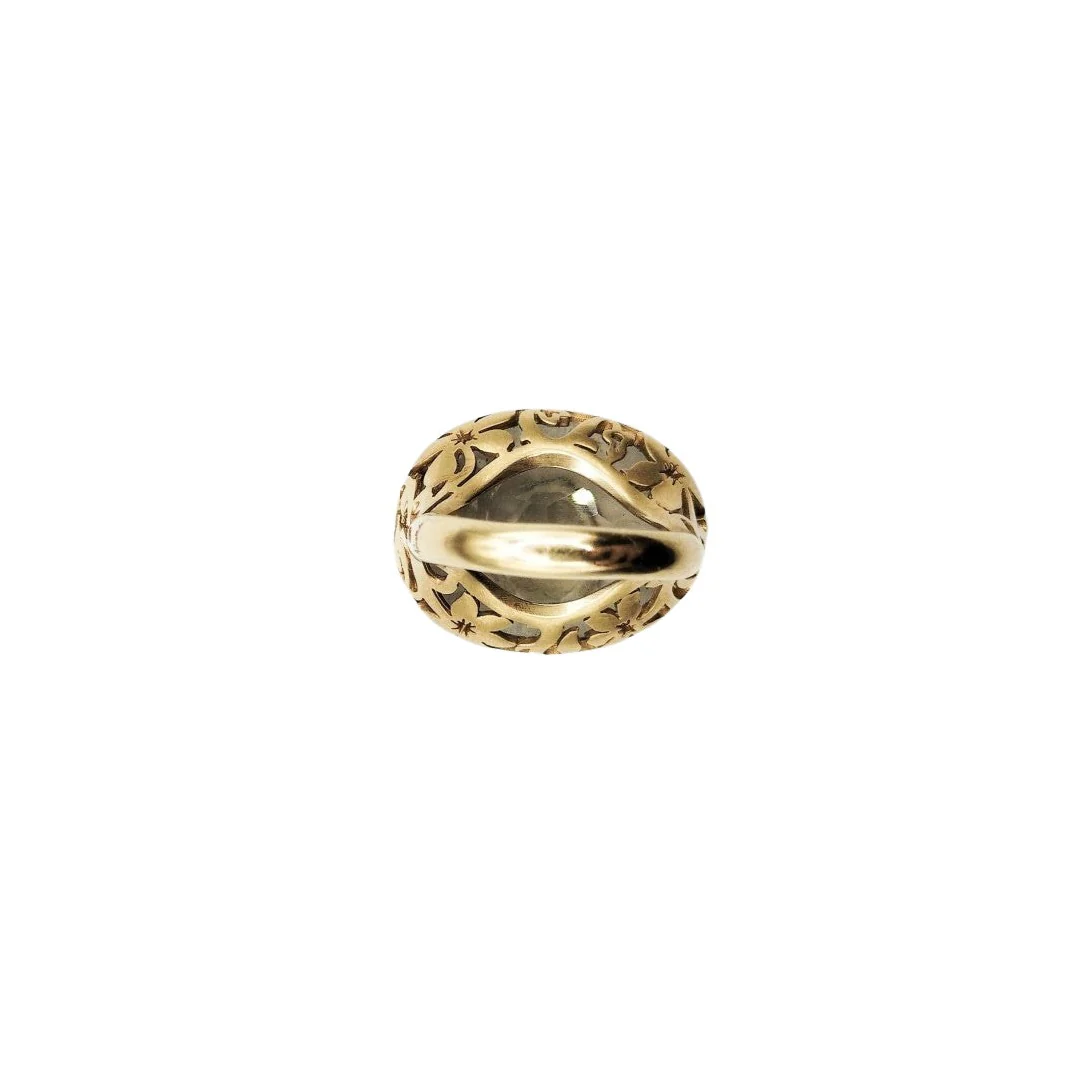 POMELLATO “Arabesques” ring in pink gold and quartz - Image 3