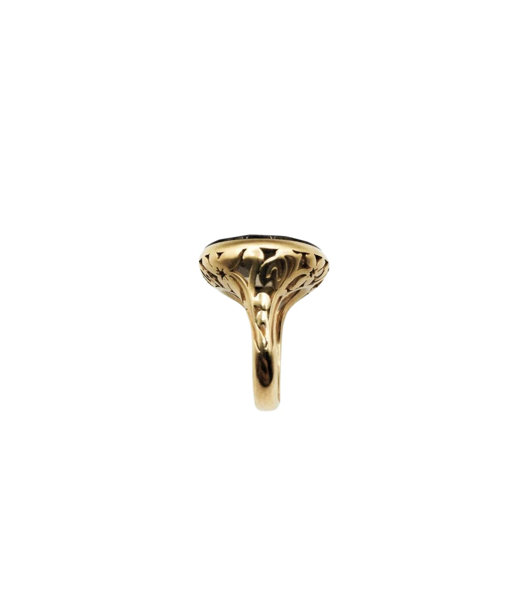 POMELLATO “Arabesques” ring in pink gold and quartz - Image 5